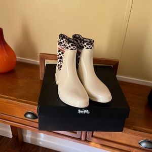Coach rain boots